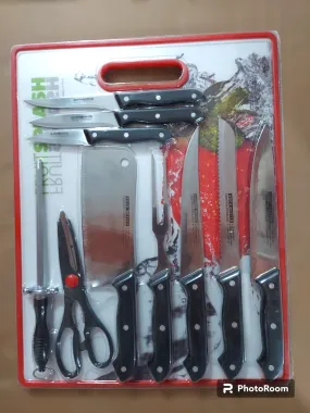 11 in 1 Koch Messer Knives Set with Scissor & Cutting Boar