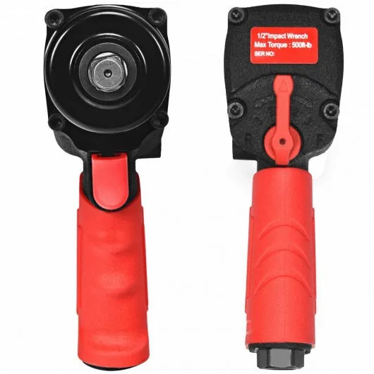 1/2" Mini Air Impact Wrench Pneumatic Driver with Hammers