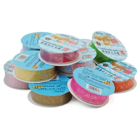 1.8cm*1m Washi Tape,Bud Silk Stationery Stickers,Jewelry Washi Masking Tape,sold 1 Set