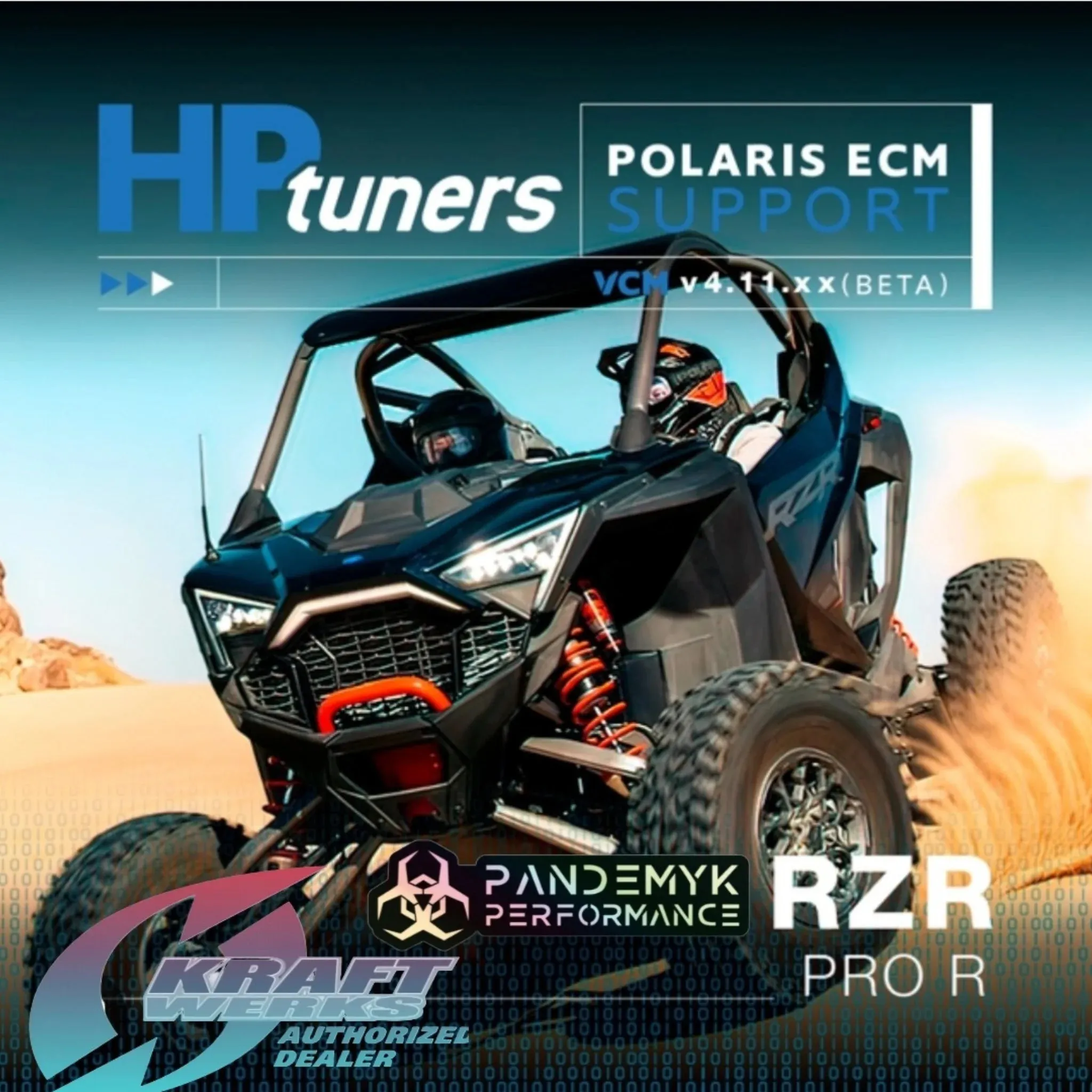 2022  RZR Pro R PANDEMYK Base Kraftwerks Supercharger Tune!