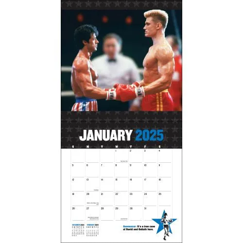 2025 Rocky Wall Calendar