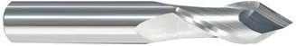 208-000437: 7/16in. Dia., 2-3/4in. Overall Length, 2-Flute, Carbide Drill Mill- SE, 90 deg, Uncoated, USA