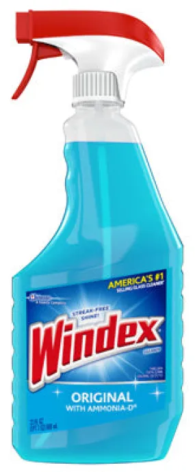 23 OZ BLU Windex Cleaner