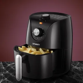 2.5L Non-Stick Air Fryer with Timer & Safety - Devanti