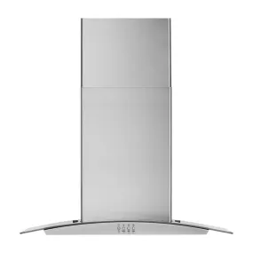 30" Curved Glass Wall Mount Range Hood - (WVW51UC0LS)