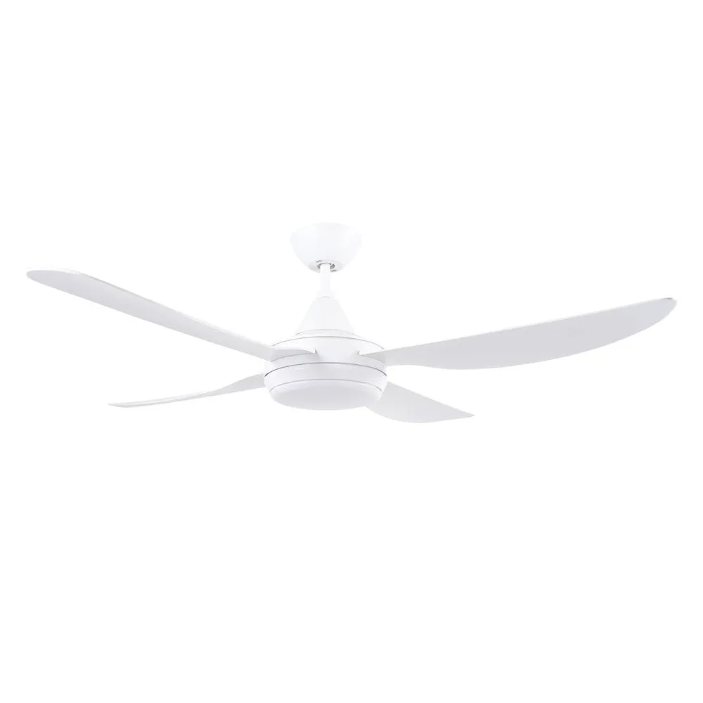 52" Vector DC Ceiling Fan White, Black with Light 22695/XX Brilliant Lighting