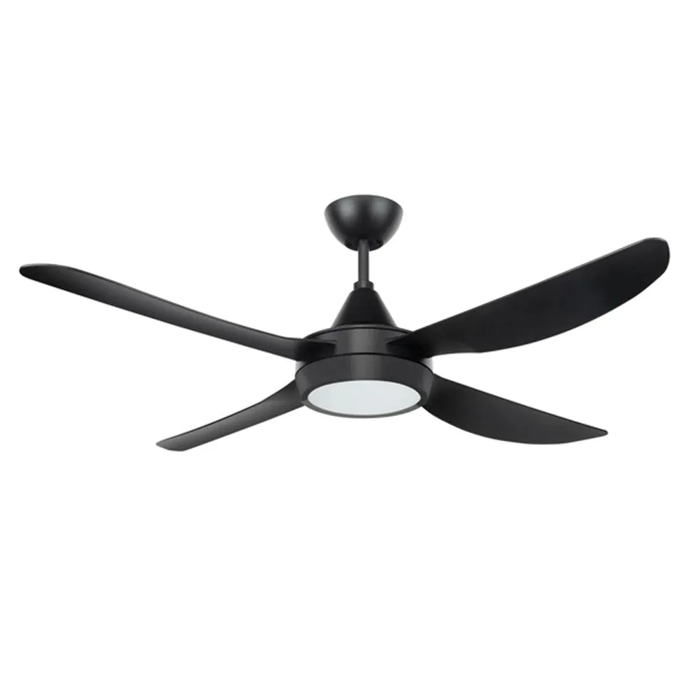 52" Vector-II AC Ceiling Fan White, Black with Light 22293/XX Brilliant Lighting