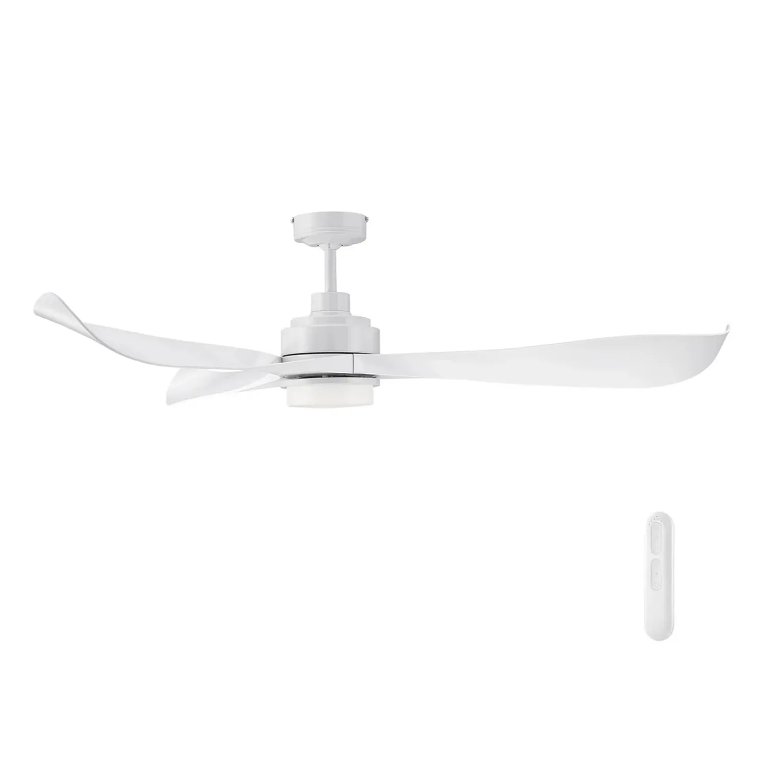 56" Eagle DC Ceiling Fan Black/White/Chrome/Graphite/Bronze FC368143 Mercator Lighting