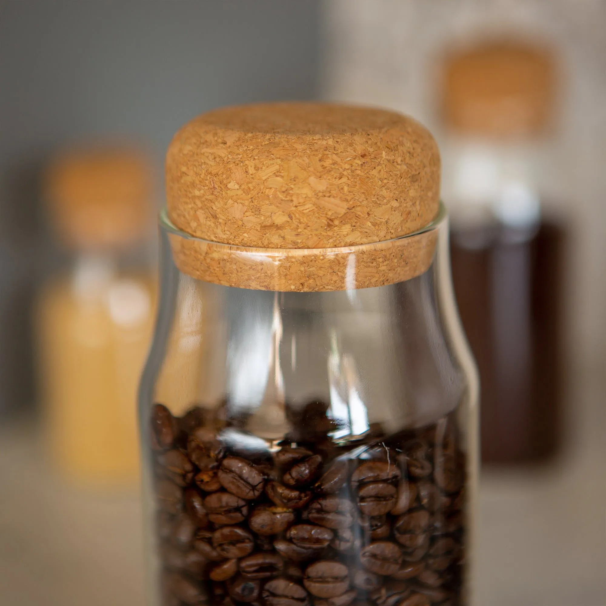 720ml Glass Storage Bottle with Cork Lid - By Argon Tableware