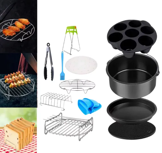 8-in-13-Piece Air Fryers Accessory Set