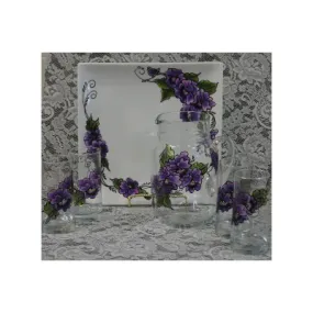 A Pansy For Your Thoughts (Glass Painting) E-Pattern by Wendy Fahey