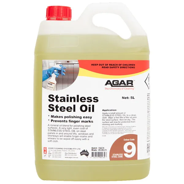 Agar Stainless Steel Oil