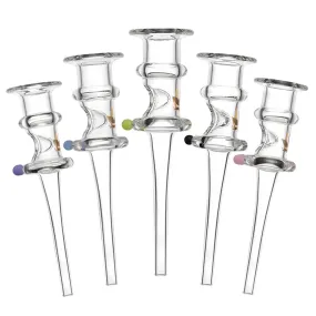 Aleaf Hat Glass Dab Straw