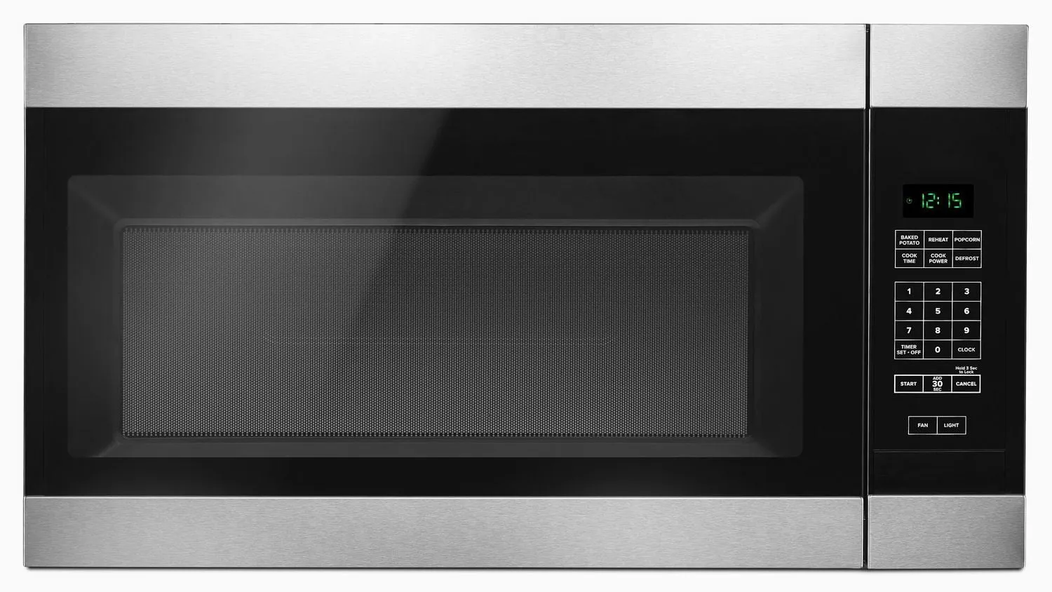 Amana AMV2307PFS 1.6 Cu. Ft. Over-The-Range Microwave With Add 0:30 Seconds Stainless Steel