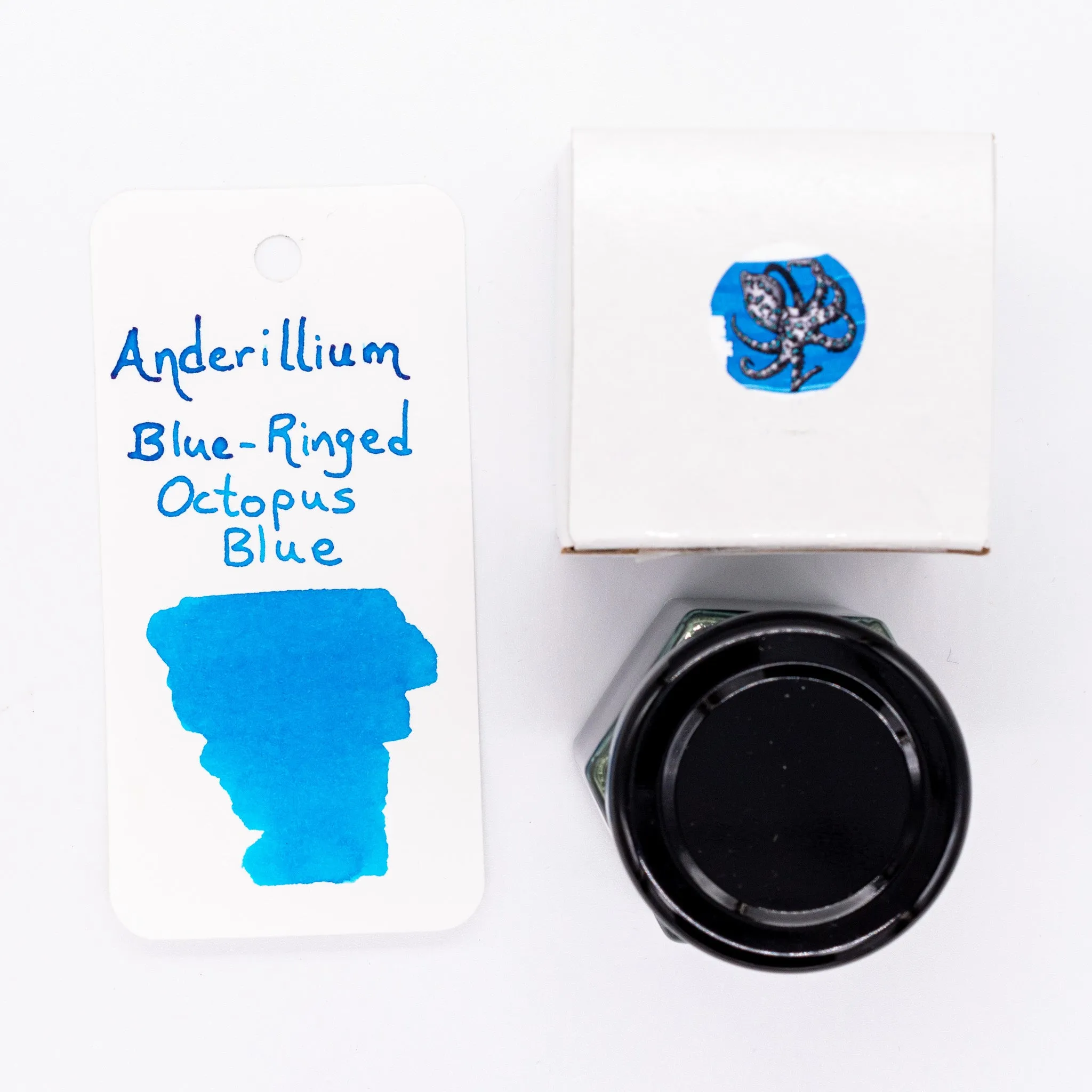 Anderillium Blue Ringed Octopus Blue Ink Bottle