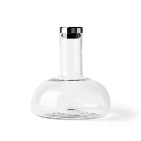 audo copenhagen (menu) | wine breather carafe | clear   steel