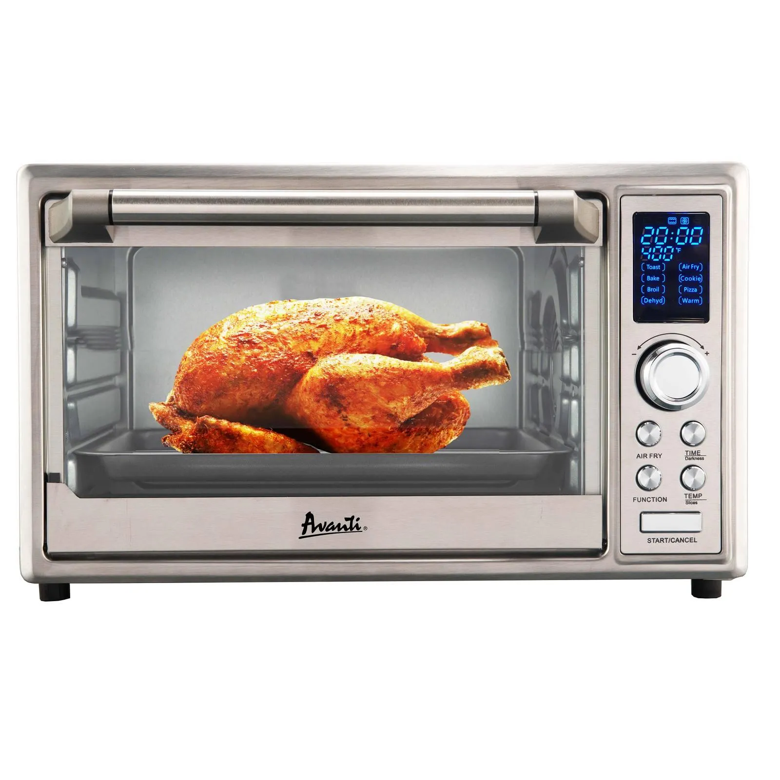 Avanti POA8K3S 0.8 cu. ft. Air Fryer Portable Oven - Stainless Steel / 0.8 cu. ft.