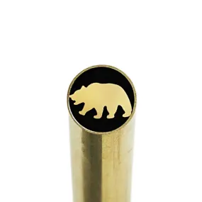 Bear- Mosaic Knife Handle Pin