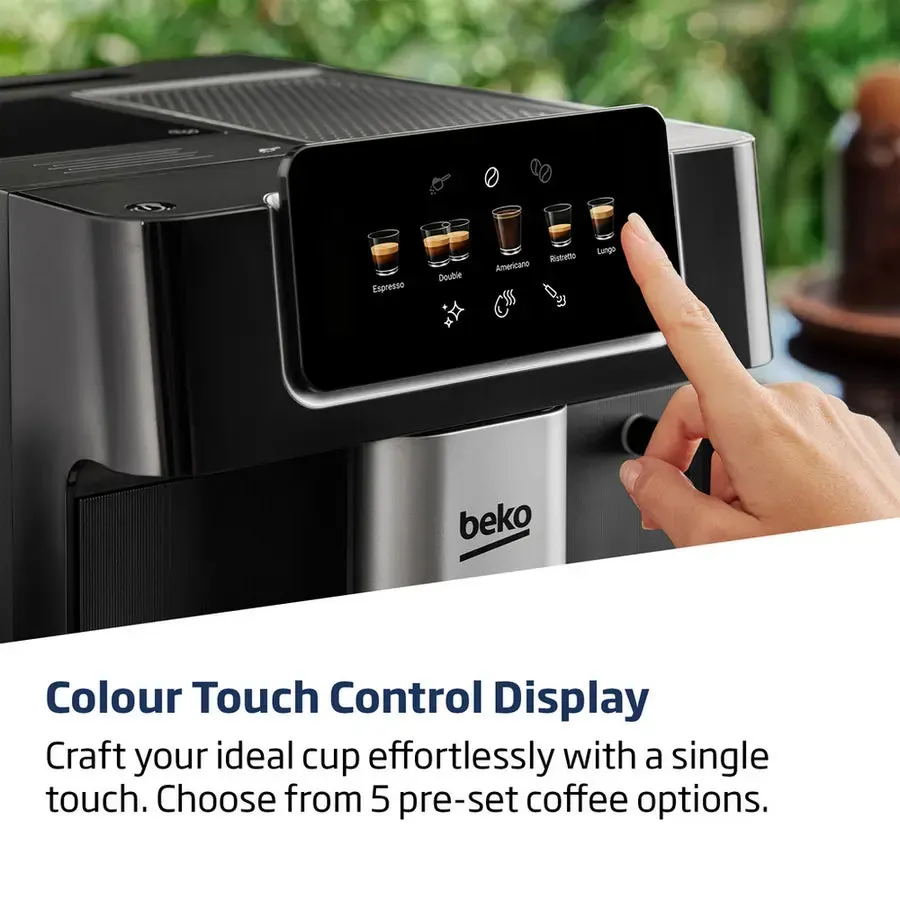 Beko  CaffeExperto CEG7302B Bean To Cup Fully Automatic Coffee Machine, Black