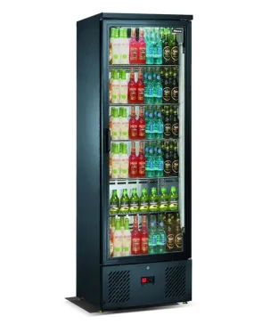 Blizzard Black Upright Bottle Cooler - BAR10