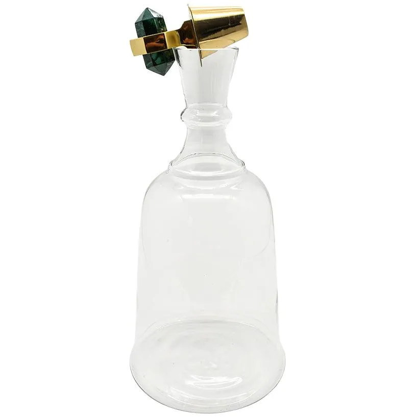 BOTTLE WITH GREEN MALACHITE