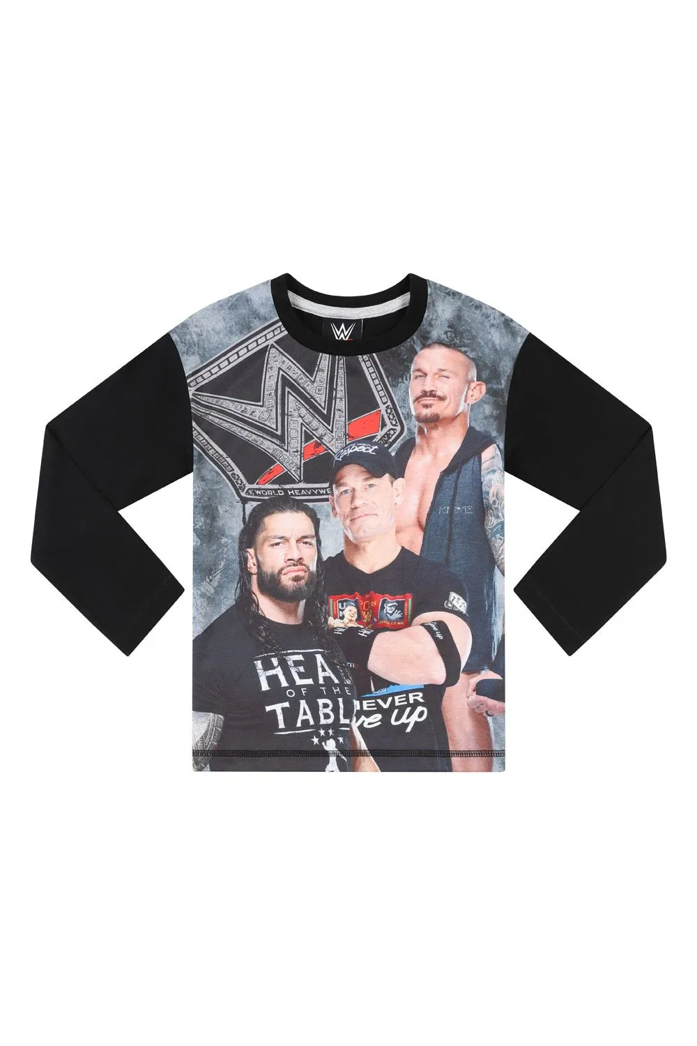 Boys WWE World Wrestling Entertainment Long Grey Pyjama Set