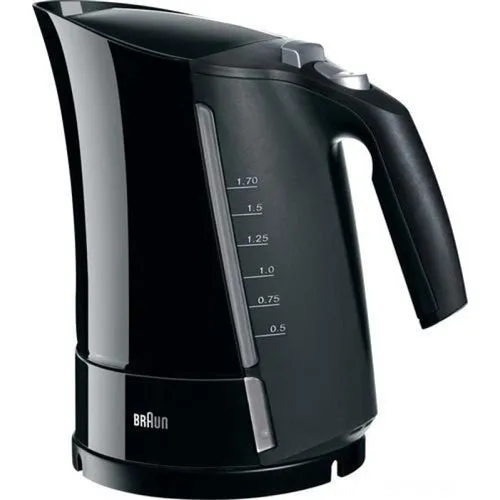 Braun WK300 onyx Black 3000W 1.6 Liter Cordless Kettle (220 Volt)