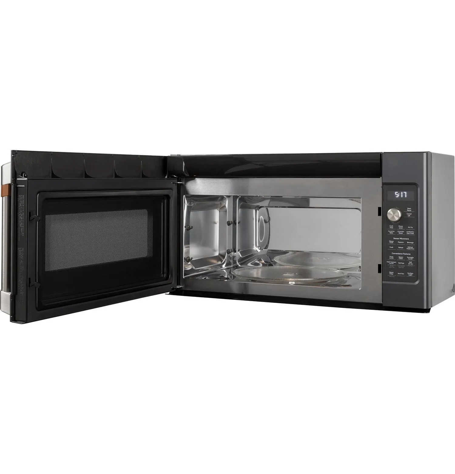 Café Matte Black Convection Over-The-Range Microwave (1.7 Cu Ft) - CVM517P3RD1