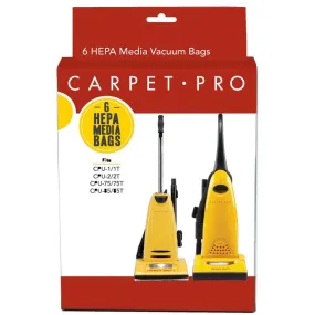 Carpet Pro HEPA Media Bags