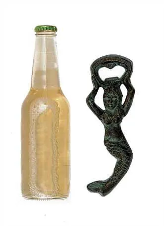 Cast Iron Mermaid bottle opener