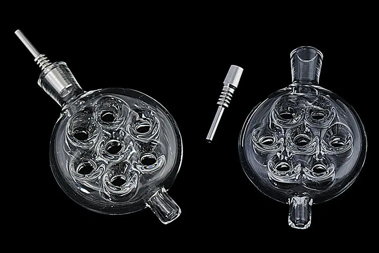 Clear Fab Egg Glass Honey Dab Straw