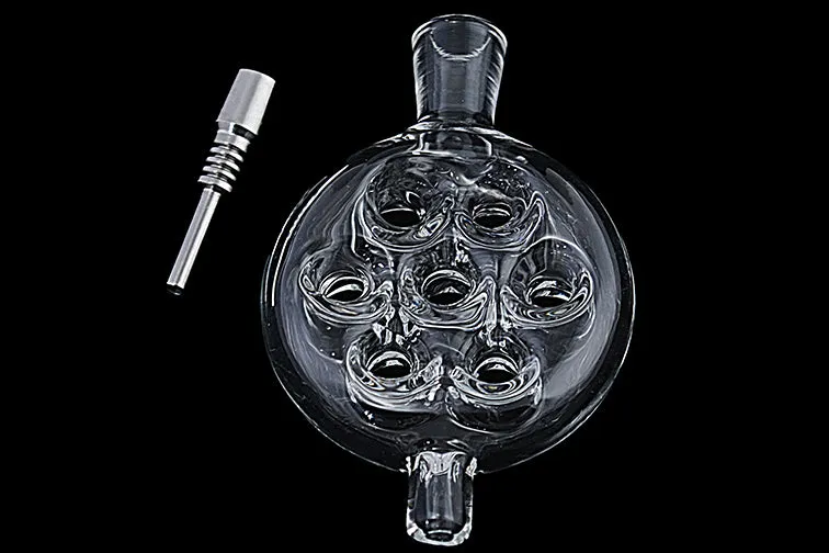 Clear Fab Egg Glass Honey Dab Straw