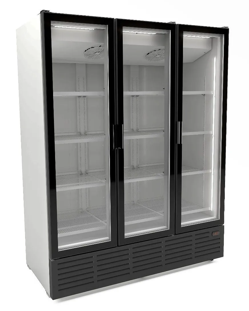 Combisteel Triple Hinged Glass Door Display Fridge Merchandiser 1560Ltr - 7072.1015