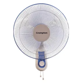 Crompton High Flo Neo Wall Mounted Fan 400mm Blue