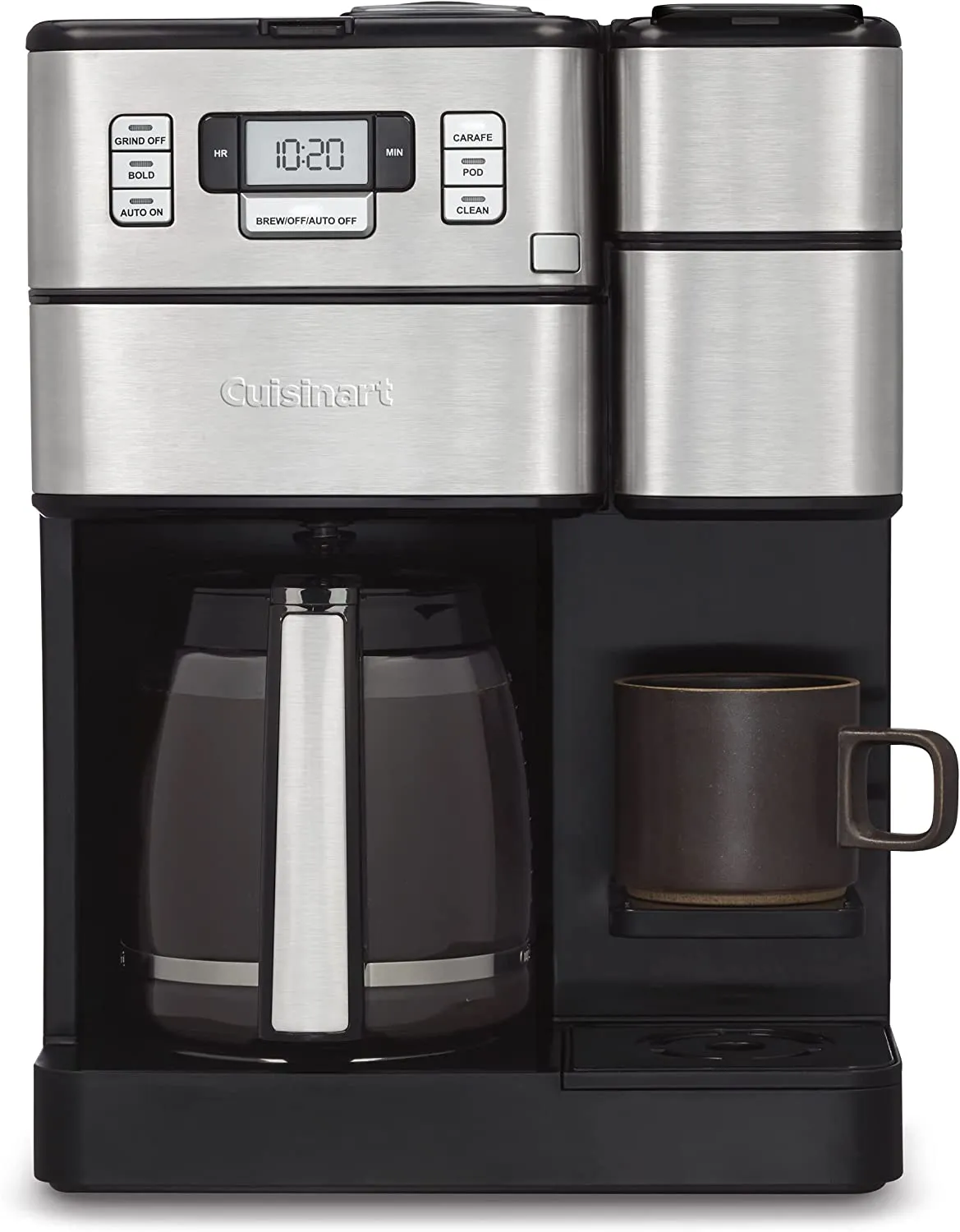 Cuisinart Coffee Center Grind   Brew Plus, Built-in Coffee Grinder Coffeemaker - Certified Refurbished