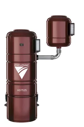 Cyclovac HD7525 Central vacuum - Hybrid 2 Motors - Up to 20.000 Sq Ft