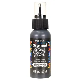 DecoArt Stained Glass Paint 2oz Dark Lead - Liquid Leading