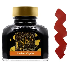 Diamine Fountain Pen Ink Bottle - 80 ml Ancient Copper | 7086