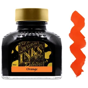 Diamine Fountain Pen Ink Bottle - 80 ml Orange | 7017