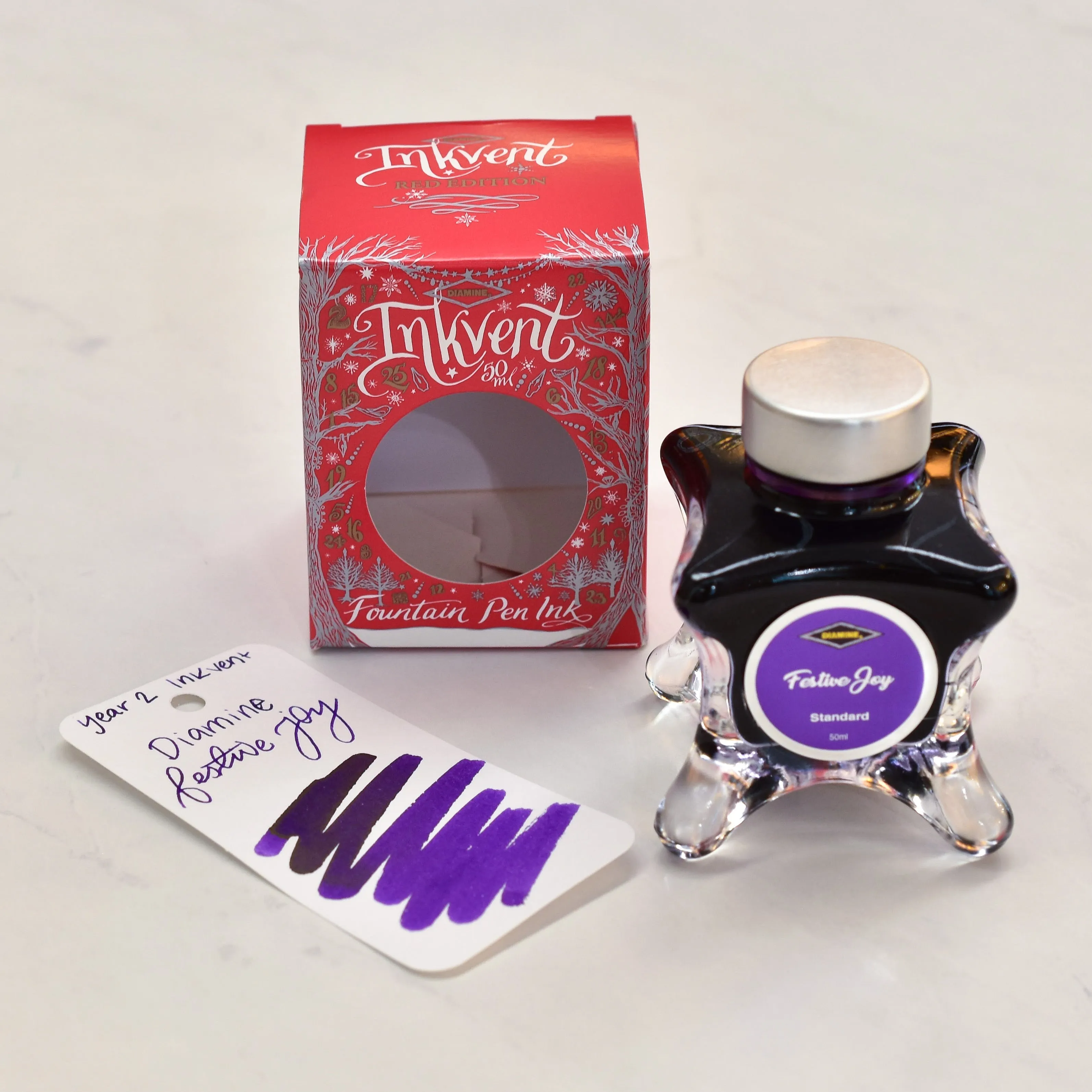 Diamine Inkvent Year 2 Festive Joy Ink Bottle