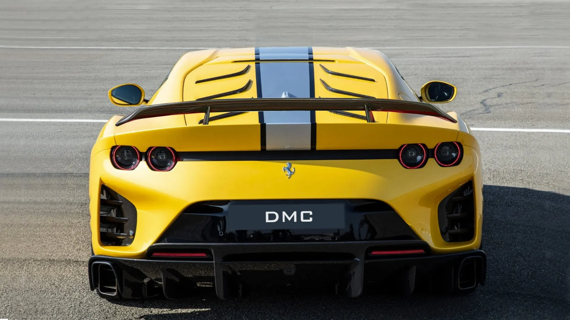 DMC Ferrari 812 Competizione Big Wing Spoiler: Forged Carbon Fiber: fits the OEM Coupe & Spider