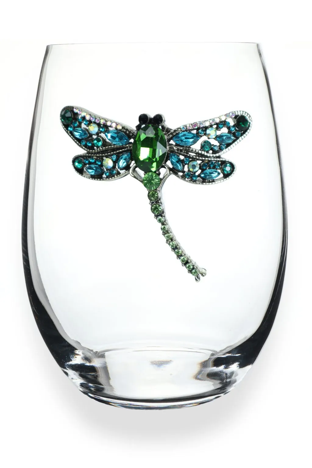 Dragonfly Stemless Wineglass