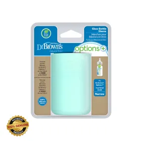 Dr.Brown's Silicone sleeve (protector),for narrow neck baby glass feeding bottle - 120ml, Mint green