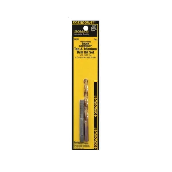 EAZYPOWER 83260 Tap and Drill Set, Titanium