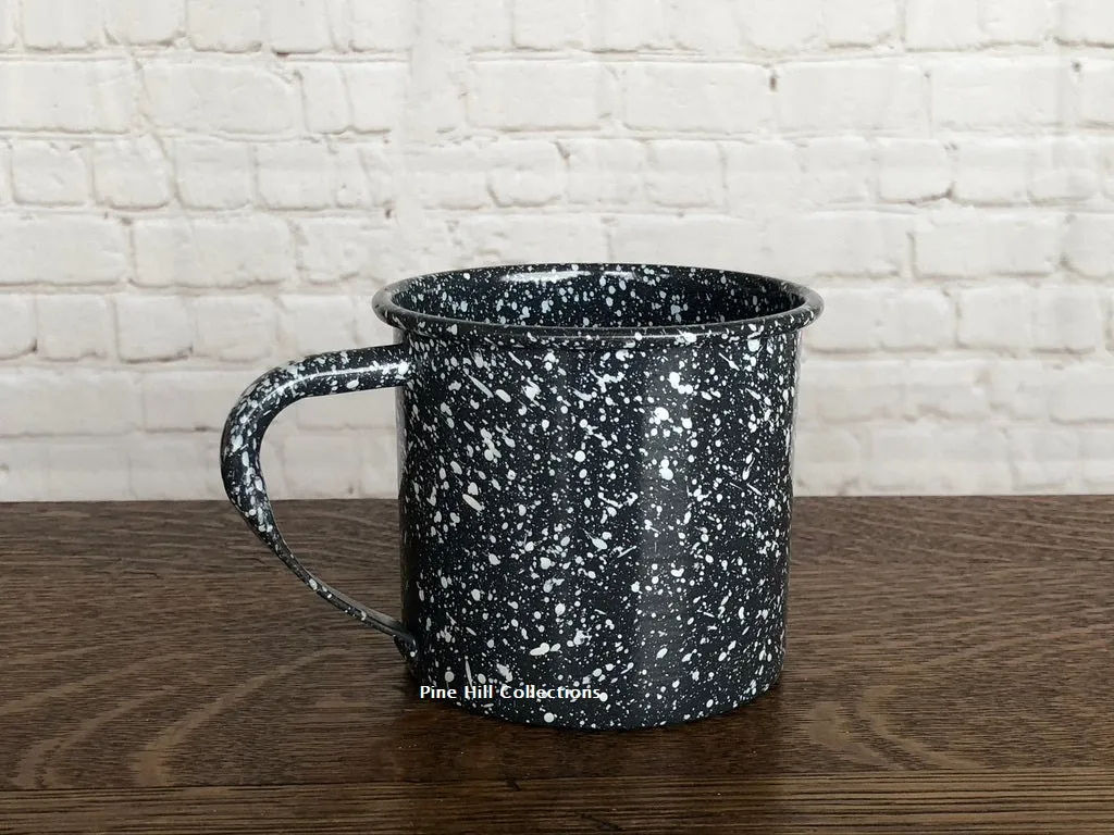 Enamel Cup - Black