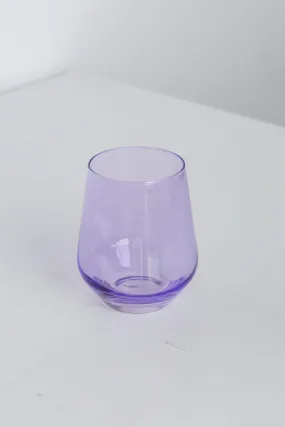 Estelle Colored Wine Stemless {Lavender}_Bundle