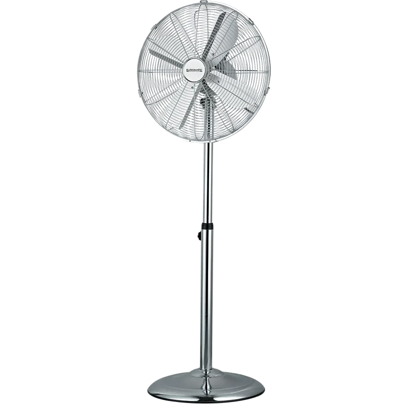 Euromatic 40cm Metal Pedestal Fan - EUR-TFD40M / 4 Blades / Oscillating/ 3 Speed