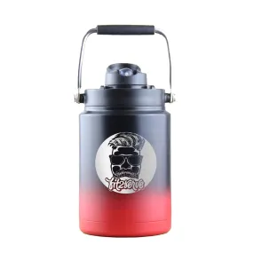 FIT2SERVE Half Gallon Jug - Red Black Ombre