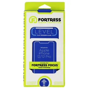 Fortress Flat Tempered Glass for Apple iPhone 12 and 12 Pro - Clear