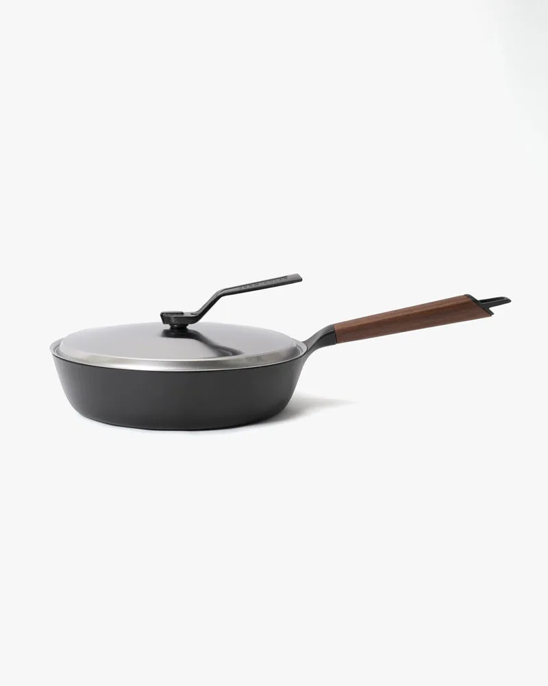 Frying Pan, Vermicular, Walnut, 24cm Deep